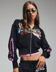 VON DUTCH Womens Crop Zip-Up Hoodie image number 6