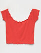 ROXY Roxy Met Girls Red Tee image number 2