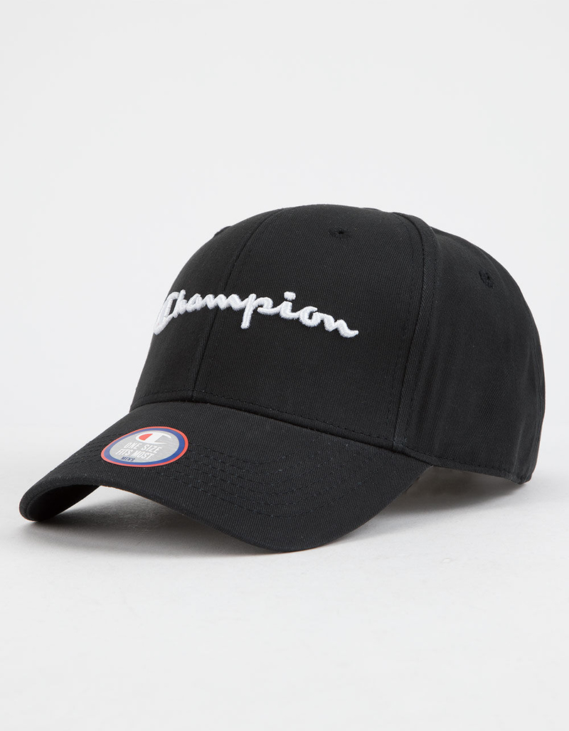 CHAMPION Classic Black Mens Dad Hat image number 0