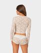 EDIKTED Estella Sheer Lace Top image number 4