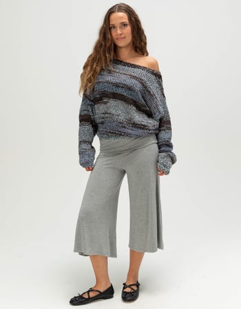 RSQ Womens Space Dye Sweater Alternative Image