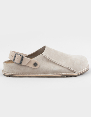 BIRKENSTOCK Lutry Premium Suede Mens Clogs Primary Image