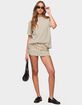 EDIKTED Brena Striped Oversized Tee image number 5