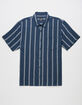 RSQ Mens Stripe Linen Blend Shirt image number 2