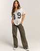 RSQ Womens 89 Baseball Jersey image number 2