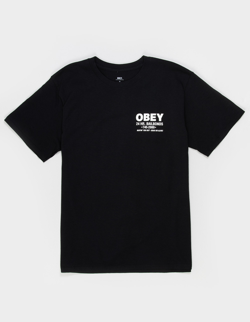OBEY Bail Bonds Mens Tee image number 1