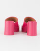 SODA Typo Womens Platform Sandals image number 4