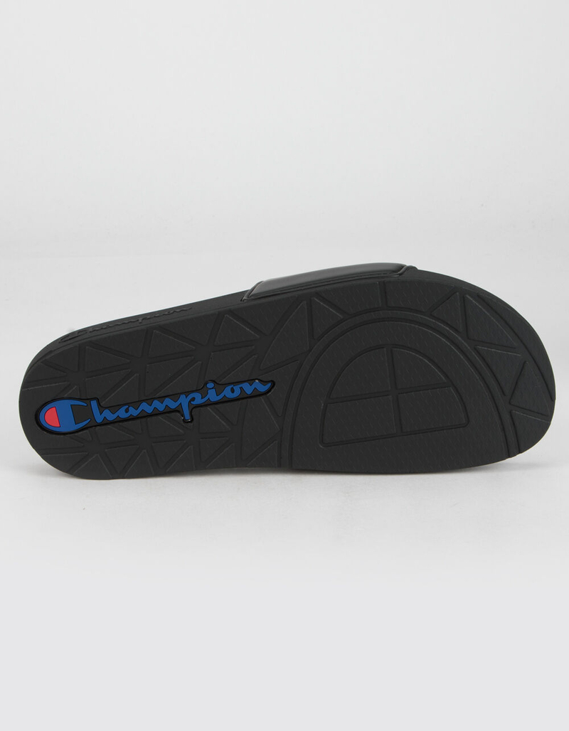 CHAMPION IPO Jock Mens Black Slide Sandals image number 3