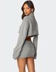 EDIKTED Gino Cropped Turtle Neck Sweater image number 5