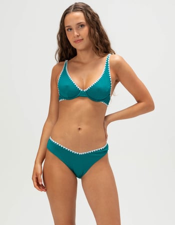 FULL TILT V-Leg Texture Moderate Bikini Bottoms Alternative Image