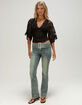 WEST OF MELROSE Womens Lace Top image number 2