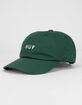 HUF Essentials Green Mens Strapback Hat image number 1