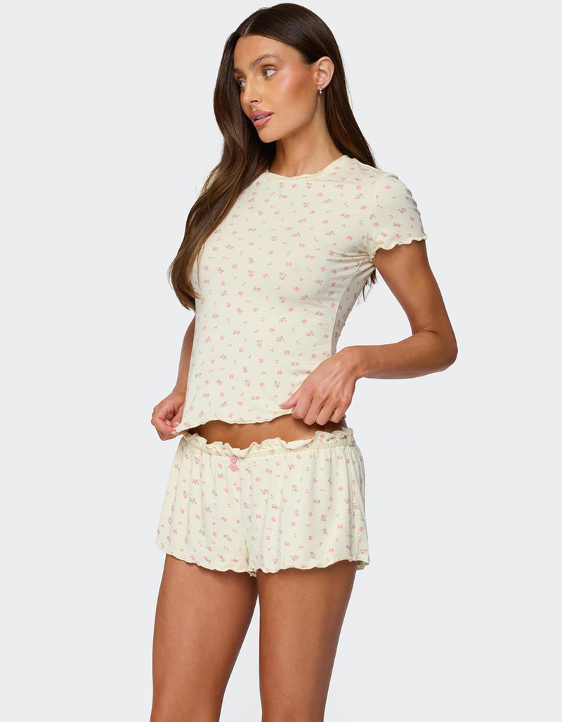 EDIKTED Florence Floral Tee image number 3