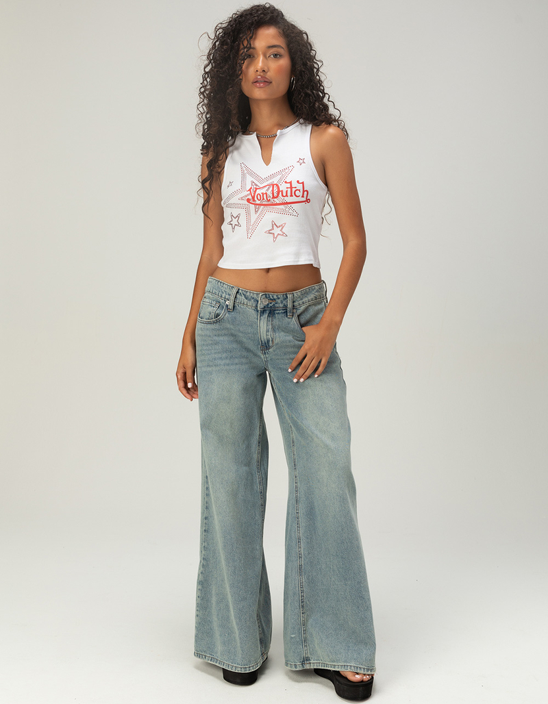 VON DUTCH Star Womens Notch Tank Top image number 4