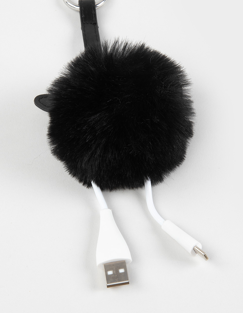 Plush Keychain USB-A to USB-C Phone Charger image number 2