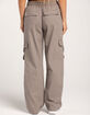 RSQ Womens Mid Rise Cargo Tape Pocket Twill Pants image number 4