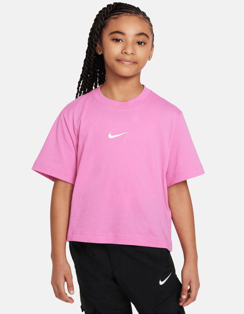 NIKE Essentials Girls Boxy Tee image number 3