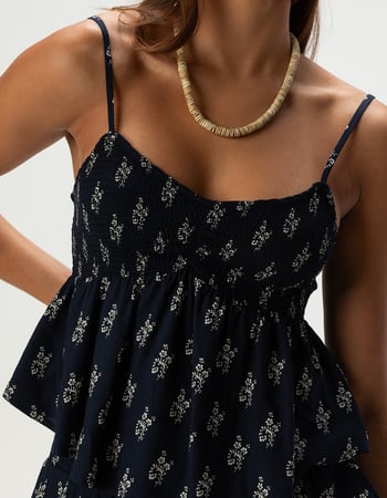 PATRONS OF PEACE Sophie Womens Smocked Top Alternative Image