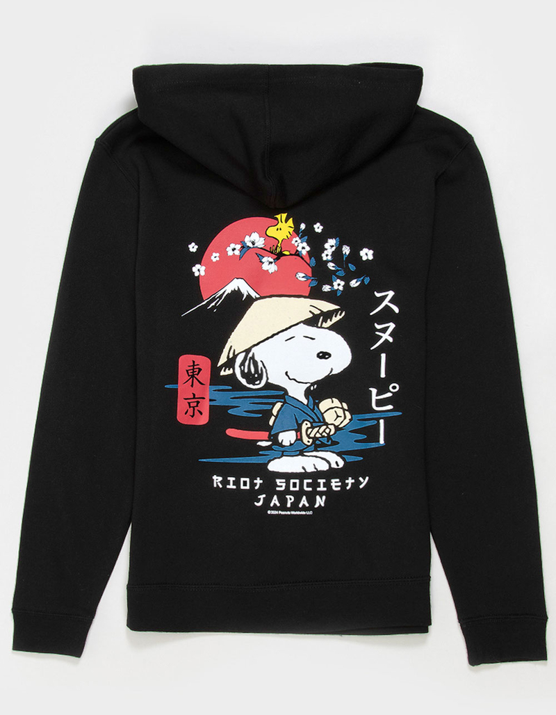 RIOT SOCIETY x Peanuts Samurai Mens Hoodie image number 0
