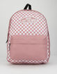 VANS Realm Nostalgia Rose Check Backpack image number 1