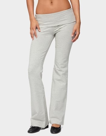 EDIKTED Kaeli Stripey Flared Leggings Primary Image