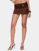 EDIKTED Isaiah Abstract Ring Mini Skirt image number 1