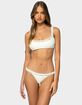 EDIKTED Enzo Crochet Bralette Bikini Top image number 1