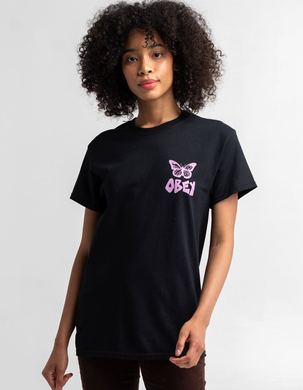 OBEY Metamorphosis Womens Tee - BLACK 