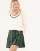 RSQ Womens Dual-Buckle Plaid Skirt image number 6