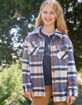 RSQ Girls Plaid Oversized Shacket image number 1