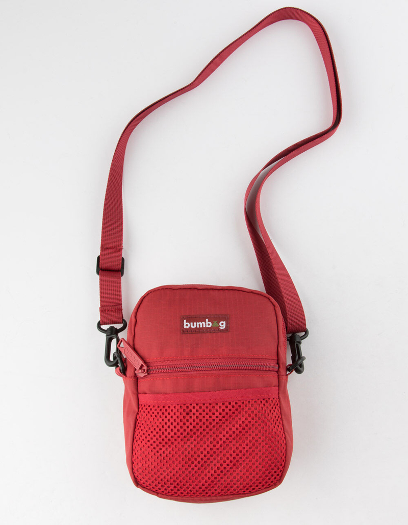 BUMBAG Compact Red Nylon Shoulder Bag image number 0