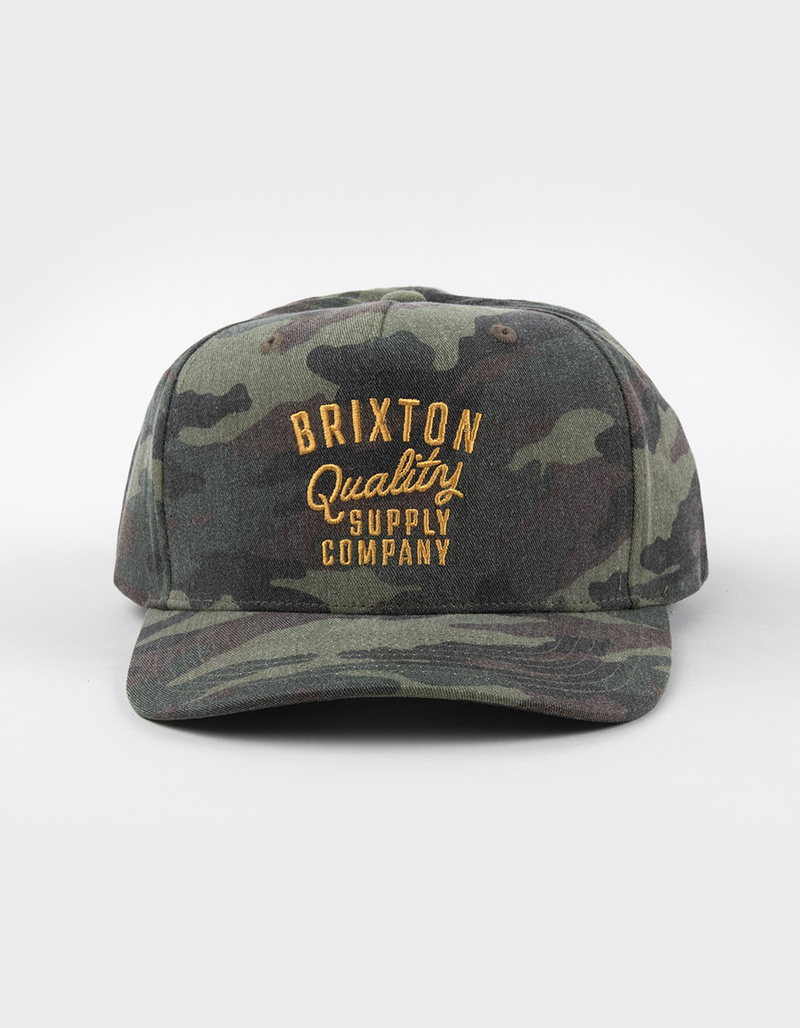 BRIXTON Hubal Camo NetPlus® Snapback Hat image number 1