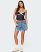 EDIKTED Contrast Lacey Mesh Tank Top image number 4