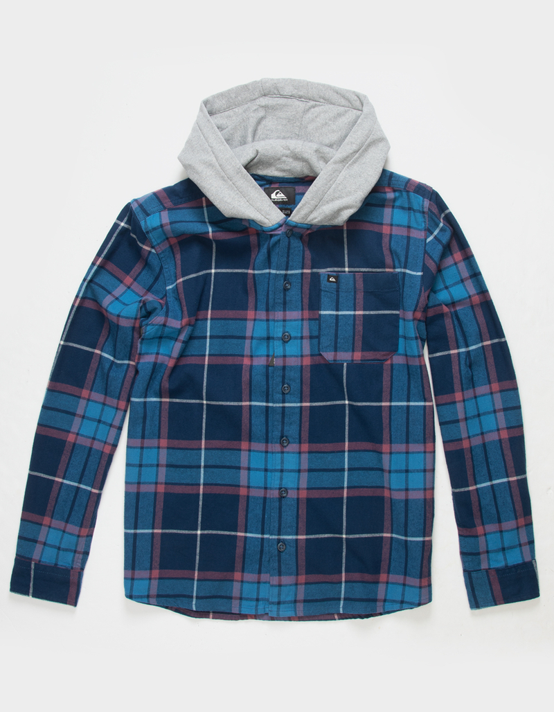 QUIKSILVER Halidon Boys Hooded Flannel image number 0