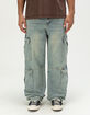 RSQ Mens Baggy Cargo Jeans image number 1