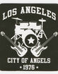 Los Angeles Drums Sticker image number 2