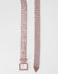 Pink Rhinestone Womens Belt image number 3