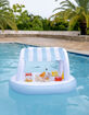 POOLCANDY Cabana Stripe Inflatable 28 x 18" Buffet with Canopy image number 2