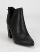 STEVE MADDEN Mosley Womens Black Booties image number 1
