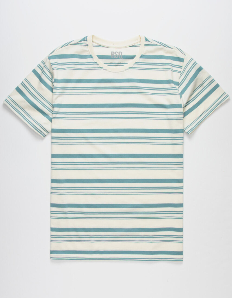 RSQ Relaxed Stripe Mens T-Shirt image number 1