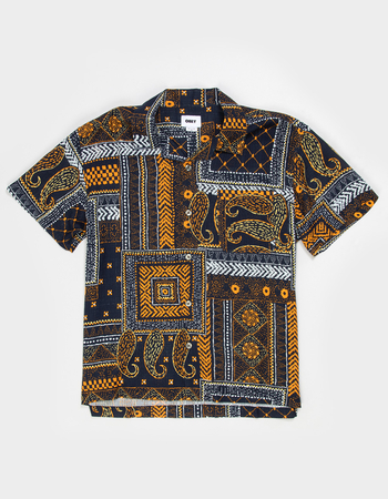 OBEY Archie Mens Button Up Shirt Primary Image