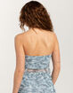 FULL TILT Ruffle Print Womens Tube Top image number 4