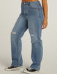 RSQ Womens High Rise Straight Leg Jeans image number 8