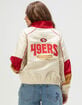 THE WILD COLLECTIVE San Francisco 49ers Womens Track Jacket THE WILD COLLECTIVE San Francisco 49ers Womens Track Jacket