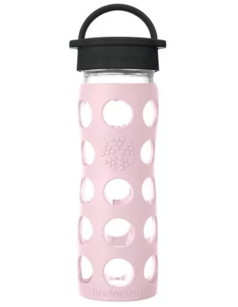 LIFEFACTORY 16oz Desert Rose Glass Water Bottle image number 0