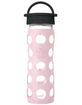 LIFEFACTORY 16oz Desert Rose Glass Water Bottle image number 1