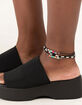 FULL TILT Beaded Ying Yang & Star Anklet image number 1