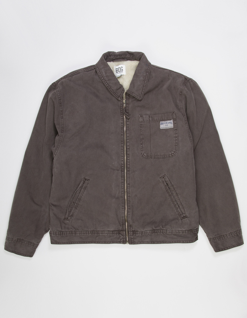 BDG Urban Outfitters Rex Mens Canvas Jacket CHOCOLATE Tillys