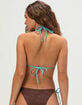 FULL TILT Texture Tall Triangle Bikini Top image number 5