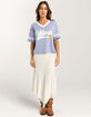 RSQ Womens California V-Neck Tee image number 2